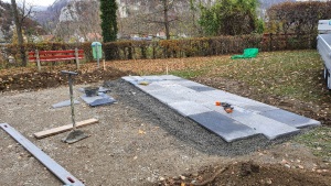 Platten verlegen